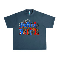 Midnight Navy police wife Urban Heavy Tee - AdoDesignShop