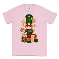 Bubblegum Pink Christmas Nutcracker Classic Tee - NancyCooperArtShop
