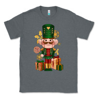 Charcoal Heather Christmas Nutcracker Classic Tee - NancyCooperArtShop