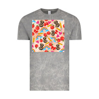 Cloud Rock back to school seamless pattern 3 (3600x3600) Vintage Tee - AdoDesignShop