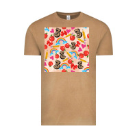 Vintage Camel back to school seamless pattern 3 (3600x3600) Vintage Tee - AdoDesignShop
