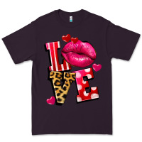 Plum love lips Premium Tee - FaDigitalArtStudio