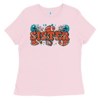 Bubblegum Pink sister American football Ladies Tee - Zillion Design Studio