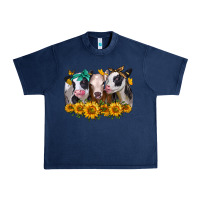 Navy sunflower heifers Urban Heavy Tee - Jasminsmagicworld