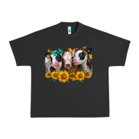 Pigment Black sunflower heifers Urban Heavy Tee - Jasminsmagicworld