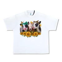 White sunflower heifers Urban Heavy Tee - Jasminsmagicworld
