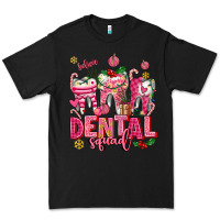 Black pink christmas teeth dental squad Premium Tee - AdoDesignShop