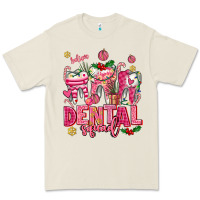 Bone pink christmas teeth dental squad Premium Tee - AdoDesignShop