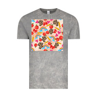 Cloud Rock back to school seamless pattern 4 (3600x3600) Vintage Tee - AdoDesignShop