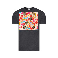 Vintage Black back to school seamless pattern 4 (3600x3600) Vintage Tee - AdoDesignShop