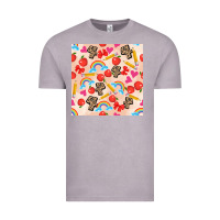 Vintage Zinc back to school seamless pattern 4 (3600x3600) Vintage Tee - AdoDesignShop