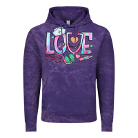 Cloud Purple love nurse Vintage Hoodie - BundleAndBundleShop