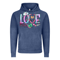 Vintage Denim love nurse Vintage Hoodie - BundleAndBundleShop