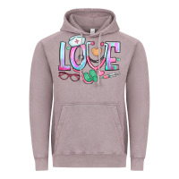 Vintage Zinc love nurse Vintage Hoodie - BundleAndBundleShop