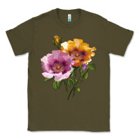 Army Green In Your Eyes Rose Classic Tee - LillyAllenDesigns
