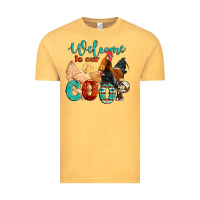 Vintage Mustard welcome to our coop Vintage Tee - Artiststas