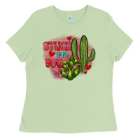 Matcha stuck on you cactus Ladies Tee - JahusDesignShop
