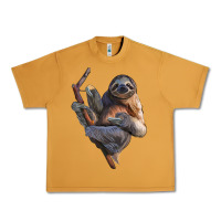 Peanut Butter Sloth Urban Heavy Tee - LillyAllenDesigns