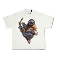 Pistachio Sloth Urban Heavy Tee - LillyAllenDesigns