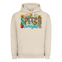 Pigment French Oak speech therapist Urban Hoodie - OliviaCreatesArt