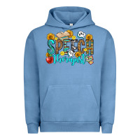 Pigment Pebble Blue speech therapist Urban Hoodie - OliviaCreatesArt