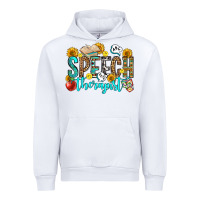 White speech therapist Urban Hoodie - OliviaCreatesArt