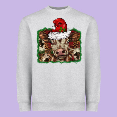 Christmas Background Baby Calf Heavyweight Sweatshirt Designed By Barkaloodesign