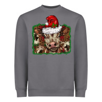 Storm Christmas background baby calf Heavyweight Sweatshirt - BarkalooDesign