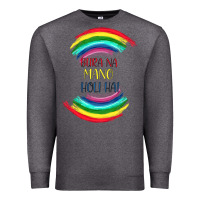 Charcoal Heather BURA NA MANO HOLI HAI Premium Sweatshirt - Bettercallsaul