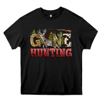 Black gone hunting Heavy Core Tee - Zillion Design Studio