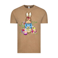Vintage Coffee easter bunny and eggs Vintage Tee - AdoDesignShop