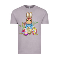 Vintage Zinc easter bunny and eggs Vintage Tee - AdoDesignShop