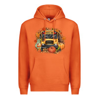 Carrot Fall School Bus Premium Hoodie - texasbilliewilder