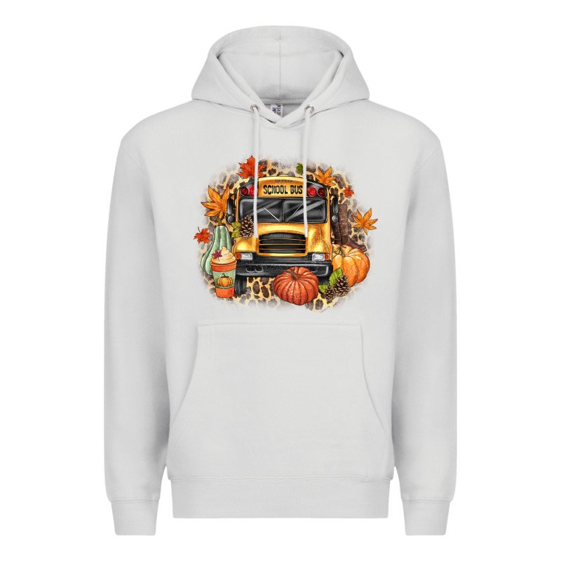 Fall School Bus Premium Hoodie by texasbilliewilder | Teevron