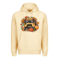 Pina Colada Fall School Bus Premium Hoodie - texasbilliewilder