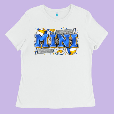 Mini Volleyball Ladies Tee Designed By Zillion Design Studio