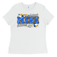 White mini volleyball Ladies Tee - Zillion Design Studio