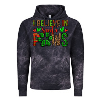 Cloud Black i believe in santa paws christmas Vintage Hoodie - Jasminsmagicworld