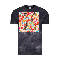 Cloud Black back to school seamless pattern 5 (3600x3600) Vintage Tee - AdoDesignShop