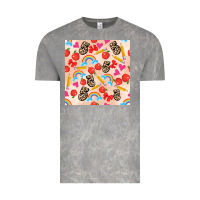 Cloud Rock back to school seamless pattern 5 (3600x3600) Vintage Tee - AdoDesignShop