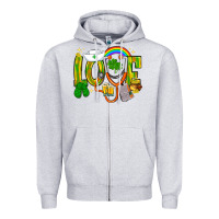 Heather Grey St. Patrick's Love Nurse Zipper Hoodie - BundleAndBundleShop