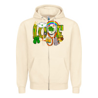 Sandshell St. Patrick's Love Nurse Zipper Hoodie - BundleAndBundleShop