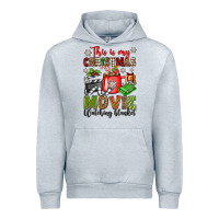 Heather Grey this is my christmas movie watching blanket Urban Hoodie - OliviaCreatesArt