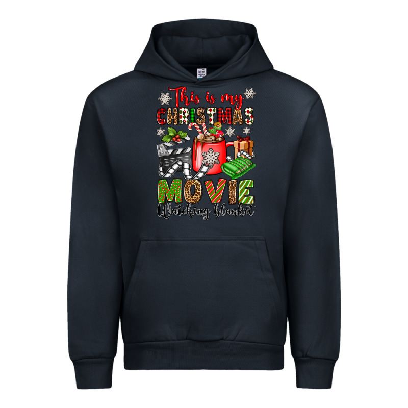 This Is My Christmas Movie Watching Blanket Urban Hoodie by OliviaCreatesArt | Teevron