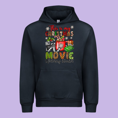 This Is My Christmas Movie Watching Blanket Urban Hoodie Designed By Oliviacreatesart