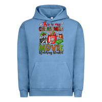 Pigment Pebble Blue this is my christmas movie watching blanket Urban Hoodie - OliviaCreatesArt