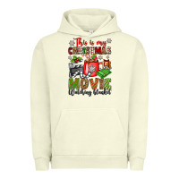 Pigment Pistachio this is my christmas movie watching blanket Urban Hoodie - OliviaCreatesArt