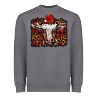Storm Christmas background baby calf Heavyweight Sweatshirt - BarkalooDesign