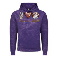 Cloud Purple peace love baseball Vintage Hoodie - RanaPortraitStore