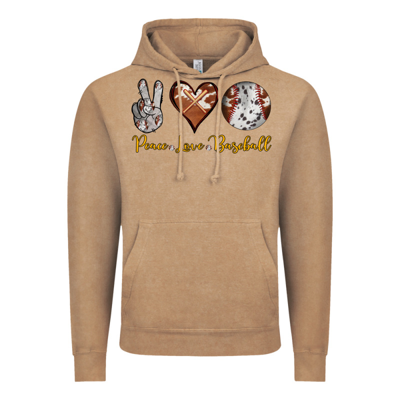 Peace Love Baseball Vintage Hoodie by RanaPortraitStore | Teevron